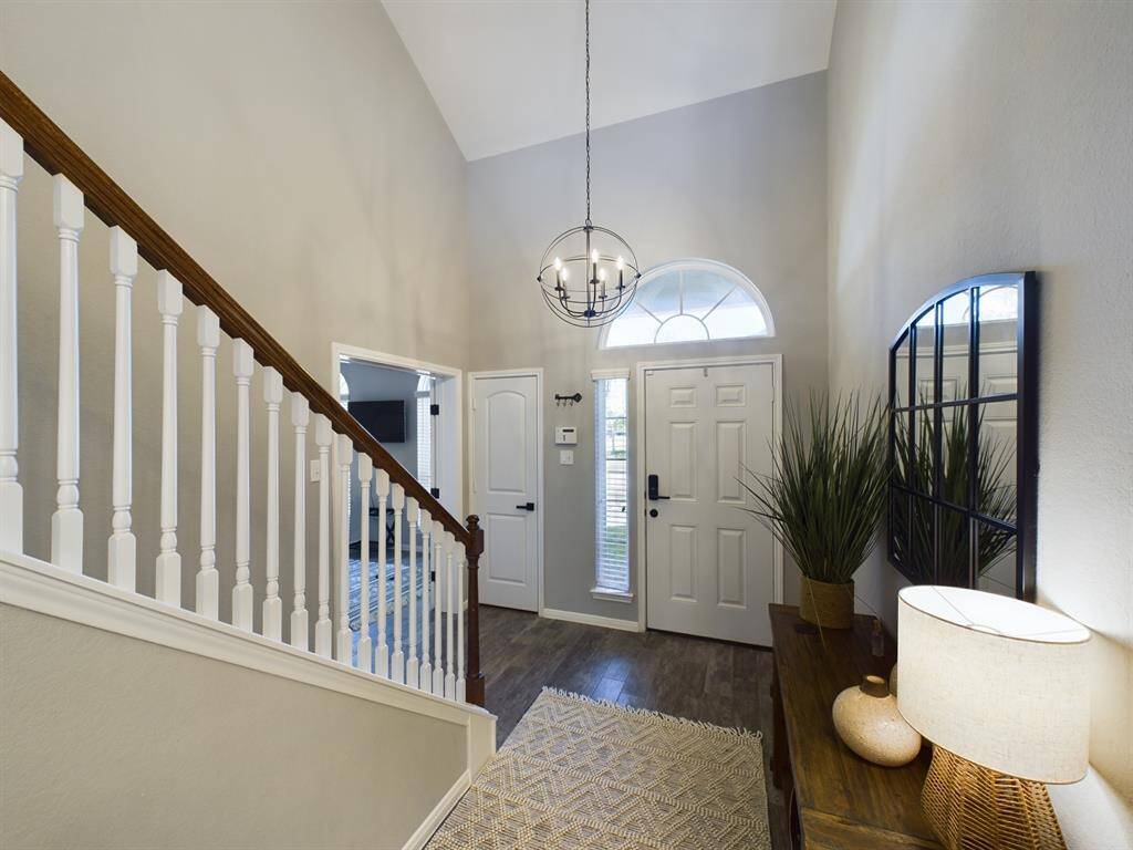 High Ceilings in the Foyer