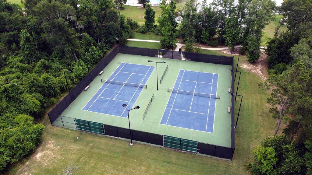 Community tennis courts.