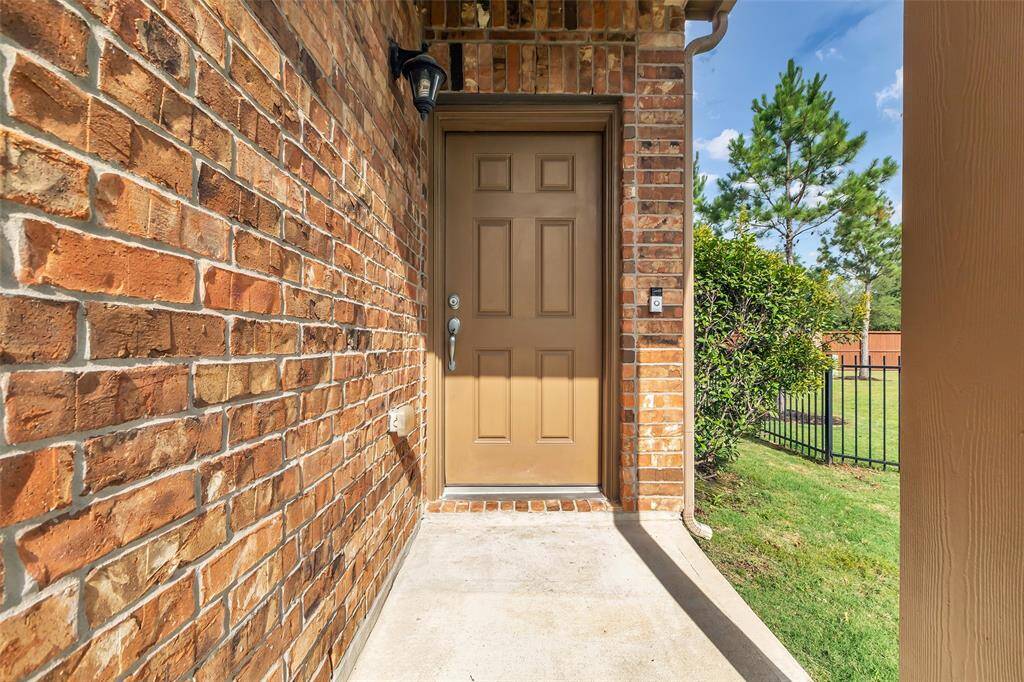 Good size porch for enjoying your morning coffee.