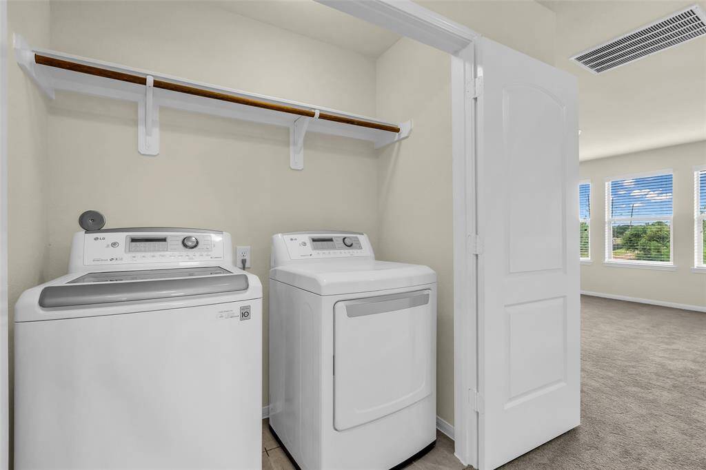 Washer and dryer included with your lease