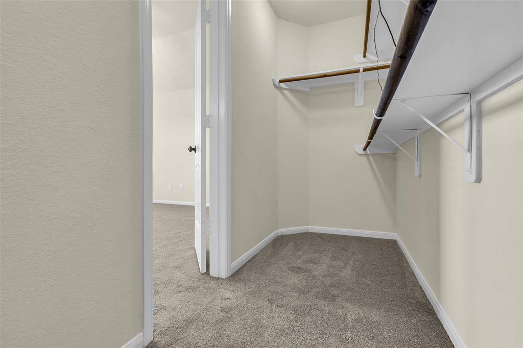 Primary bedroom; walking closet