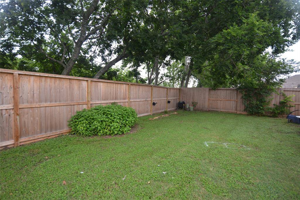 Plenty of back yard on both sides