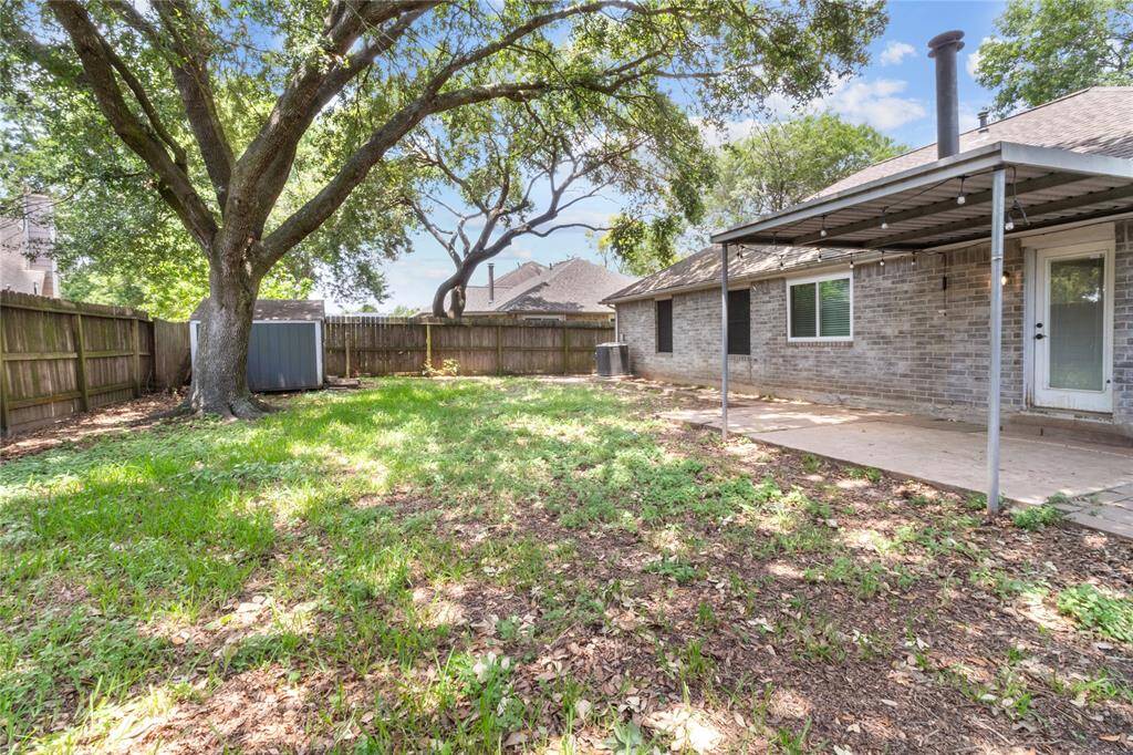 Private and fully fenced, the backyard offers endless potential with room for a garden or firepit setup.