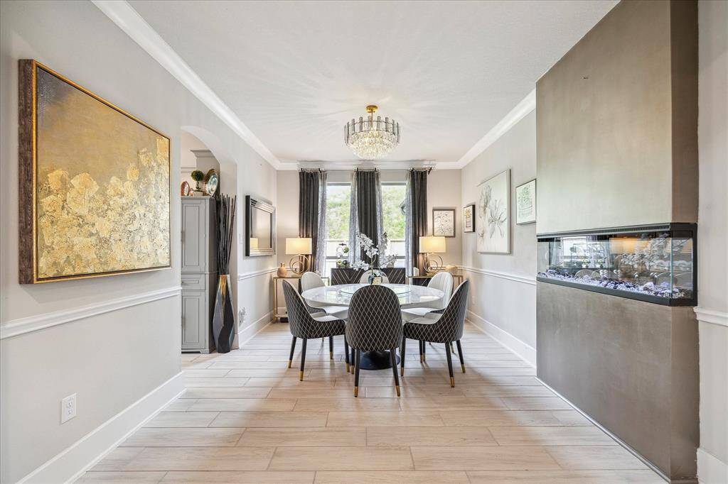 Formal dining area