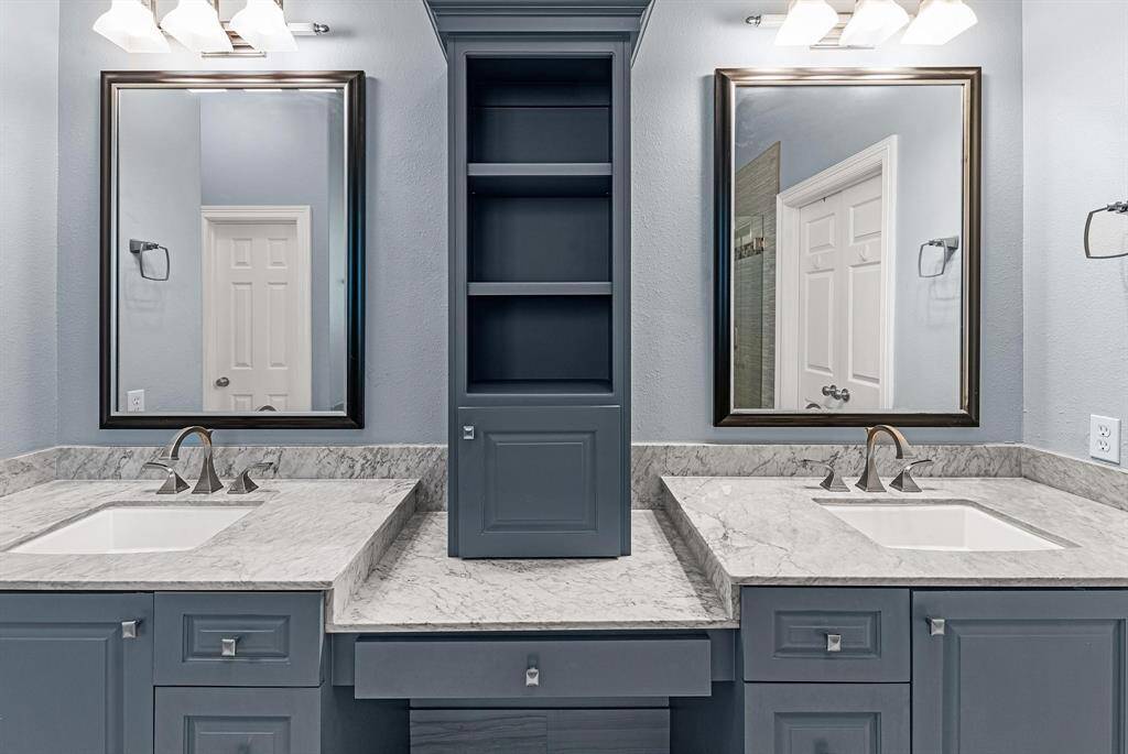 Updated bathroom vanity