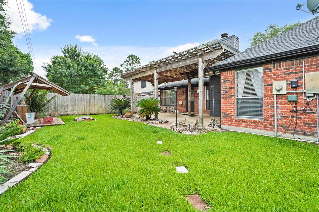 Another view of the back yard