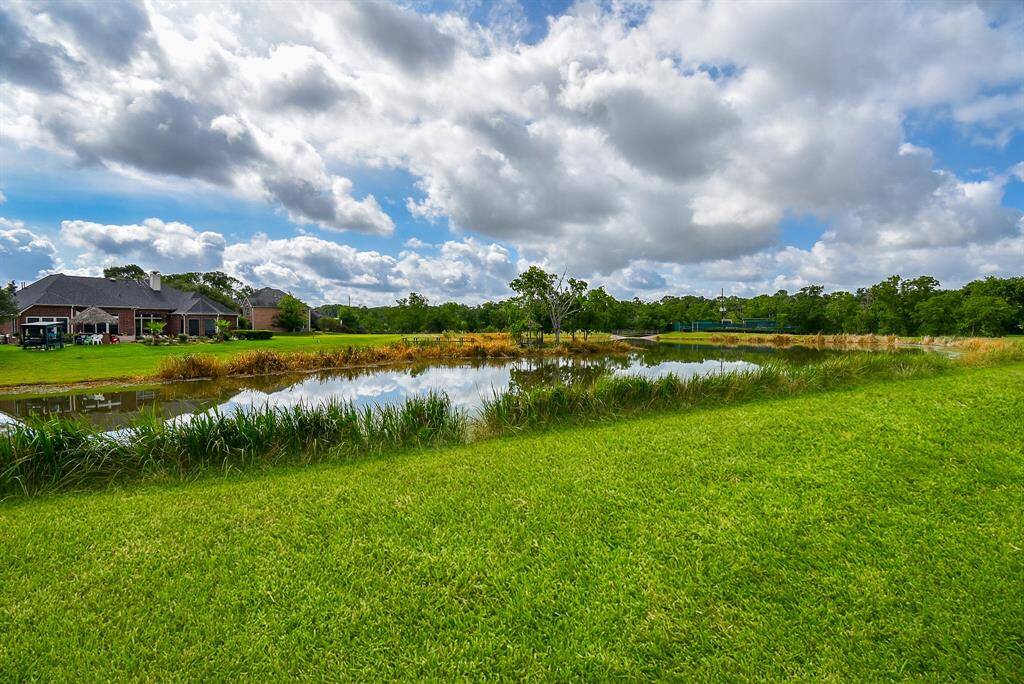 This is not a painting ... this is your view from the windows lining the entire back of this home and from the serenity of your backyard.  Gorgeous!