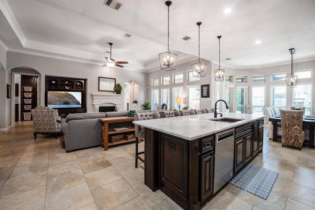 View towards the Family Room.