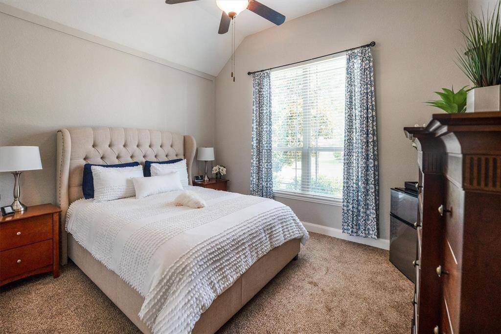 Bedroom 3: Spacious with a generous closet.