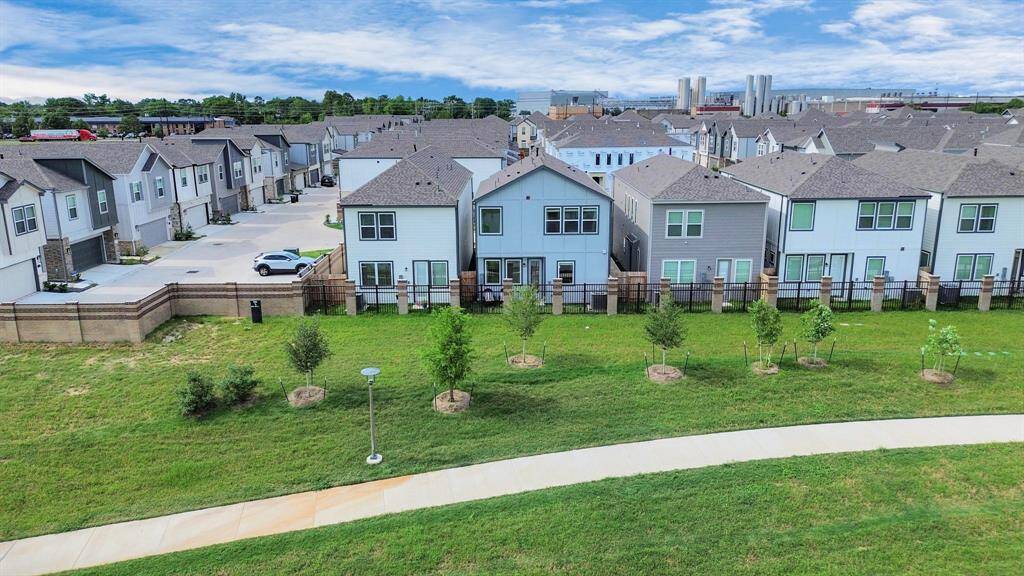 Gated and private entrance to the Harvest Village Section within the Spring Brook Village Subdivision.