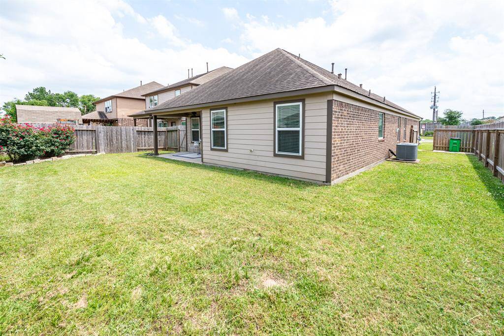 back and side yard