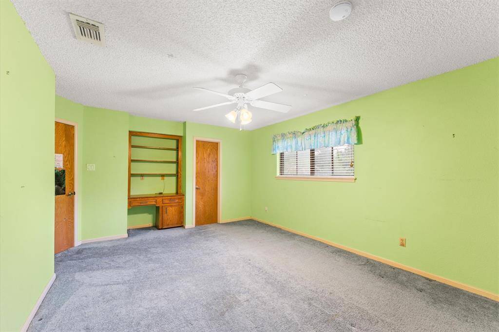Bedroom #4 with built ins and Jack & Jill bath