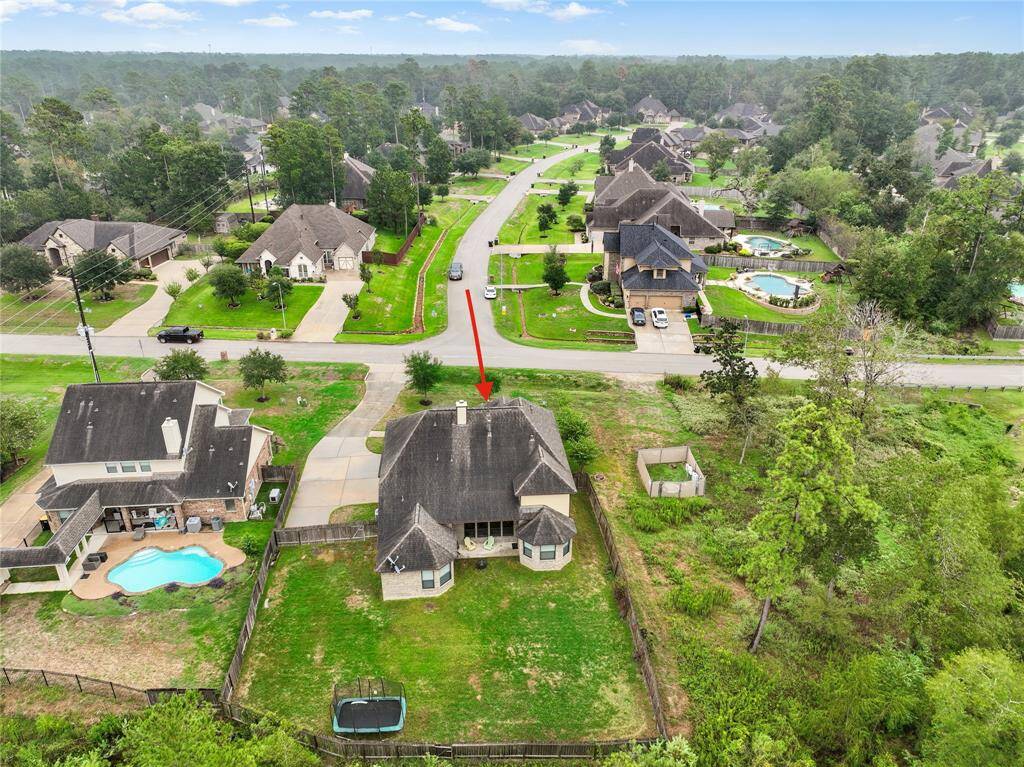 Birds eye view.