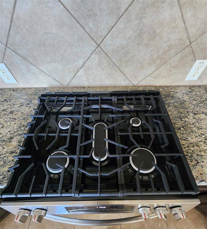 Gas 5-Burner range