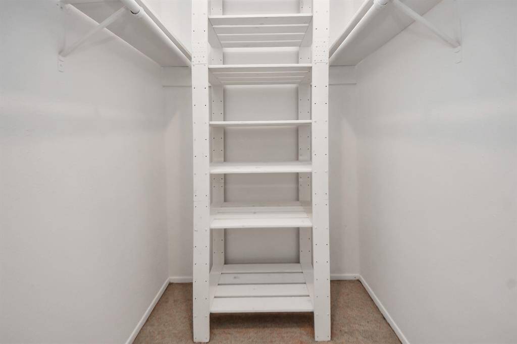 Walk in closet for bedroom 3!