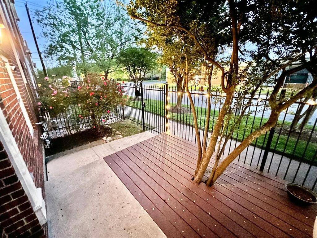 Enjoy tranquil moments in your own gated patio oasis.