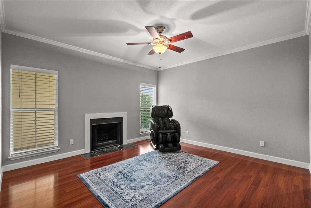 Primary Suite with fireplace