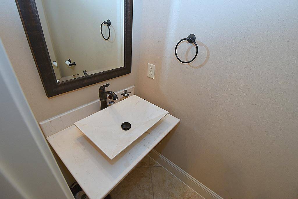 half bath downstairs!