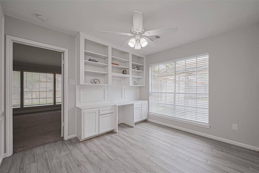 Study off the Primary Bedroom.