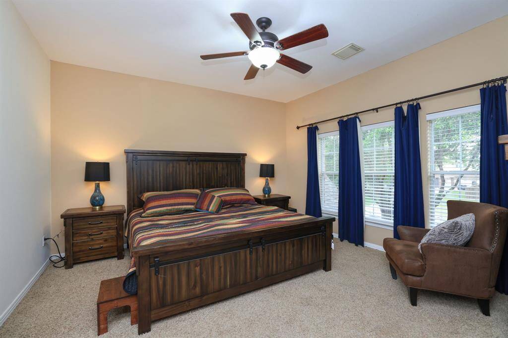 Bedroom 3 faces front with walk in closet