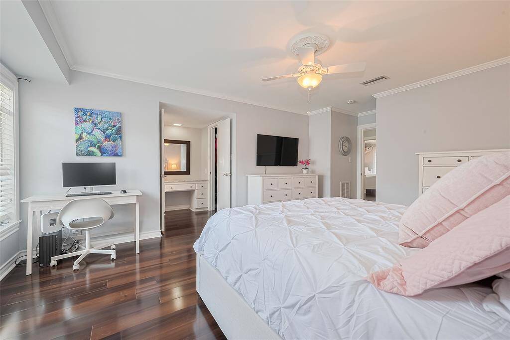 Another view of the gorgeous primary bedroom.  Ready for you!