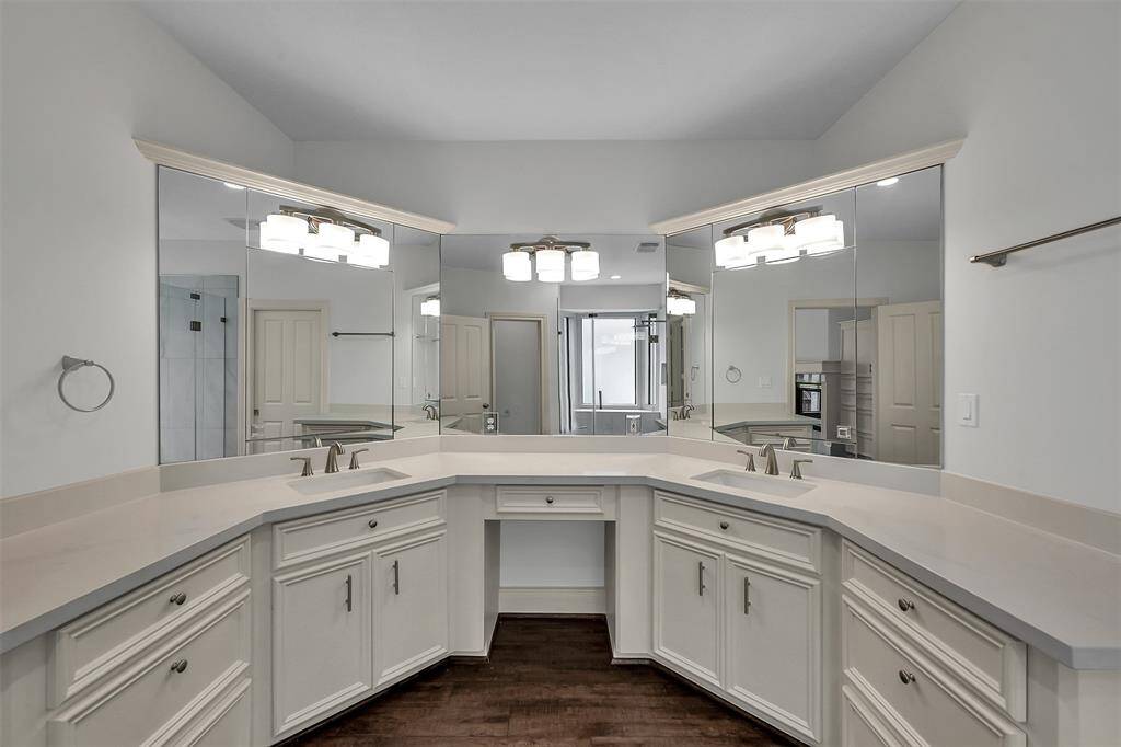 Primary #1 Bathroom with an very large adjoining closet .