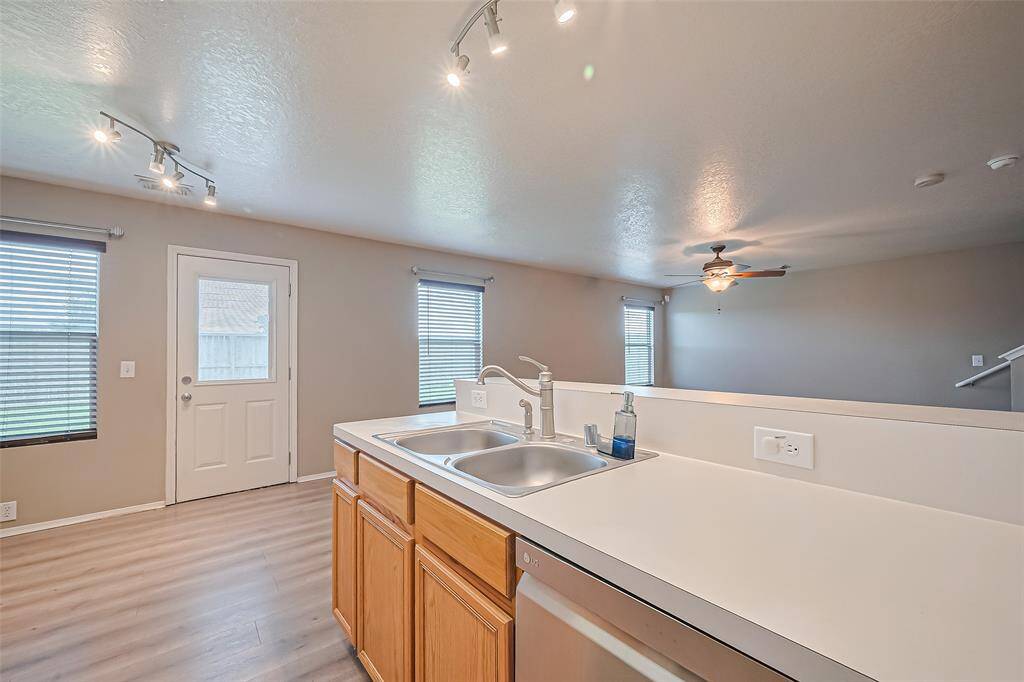 Kitchen looking onto your living space.
