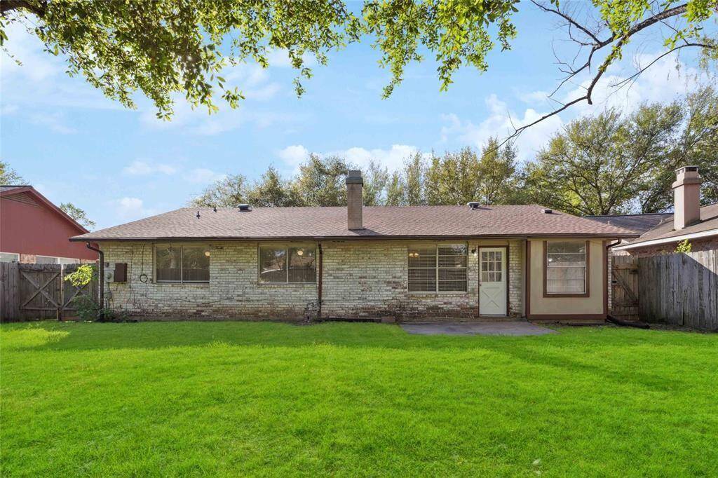 Expansive backyard perfect for outdoor enjoyment and activities.