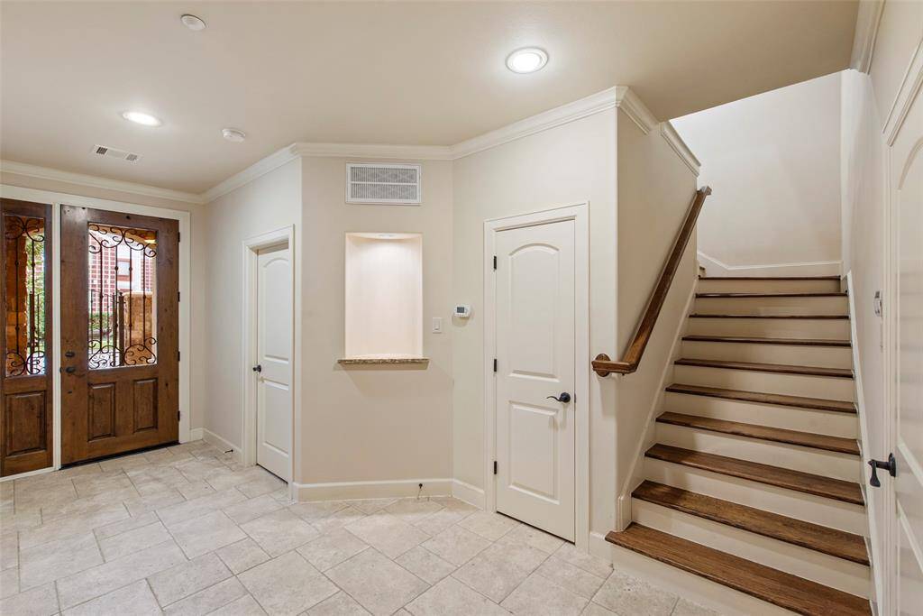 Spacious foyer welcomes you home
