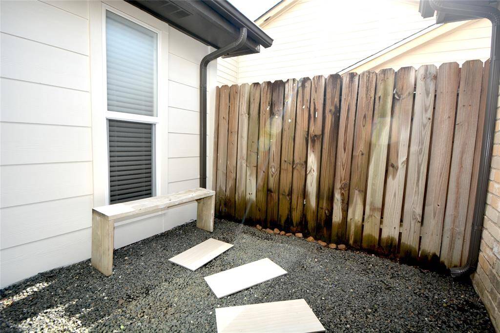 Backyard area for relaxation