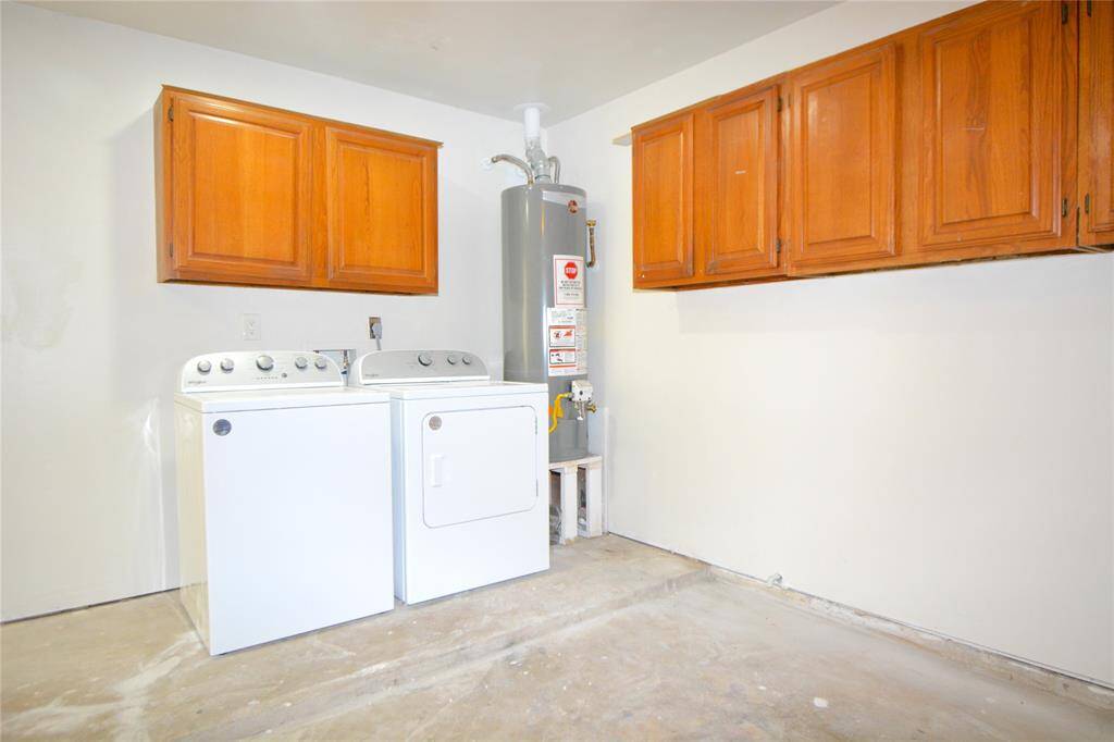 Washer and Dryer in the garage