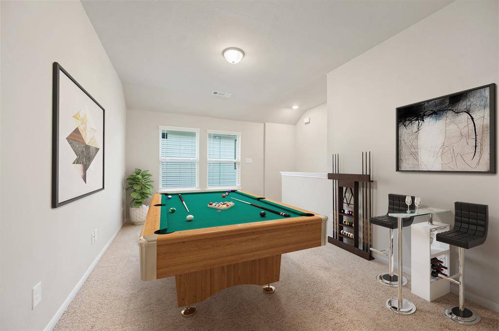 Game room upstairs