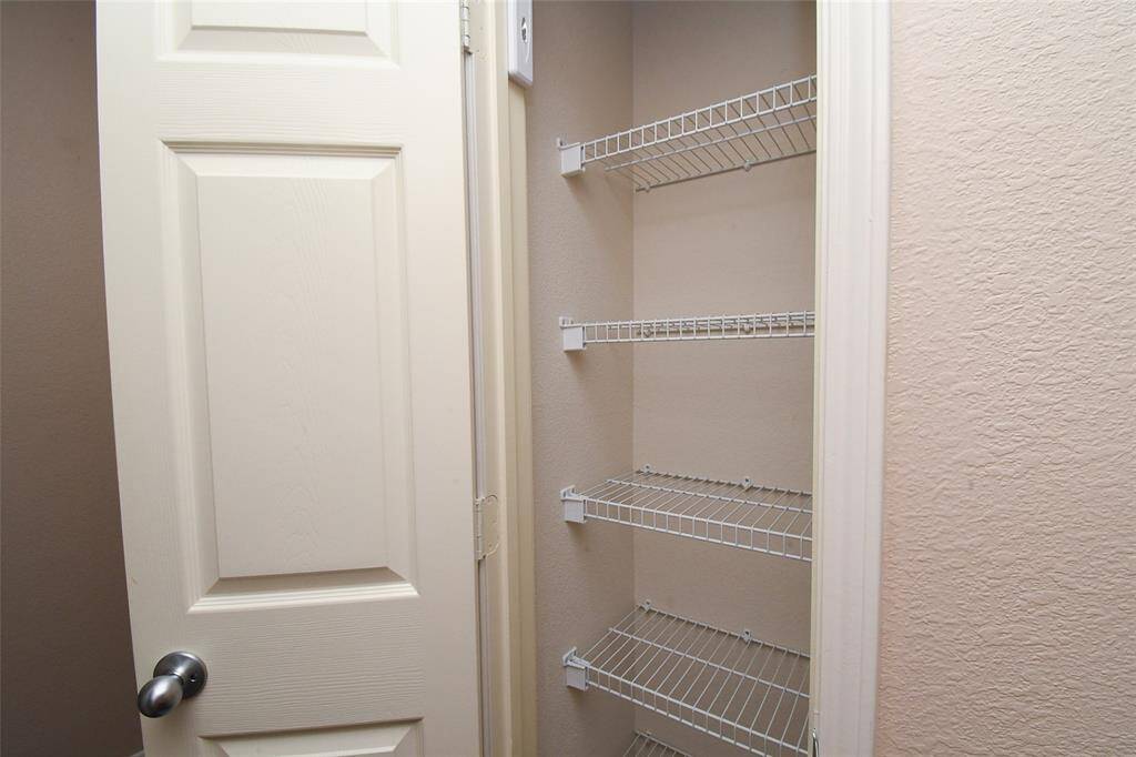 Hall storage closet