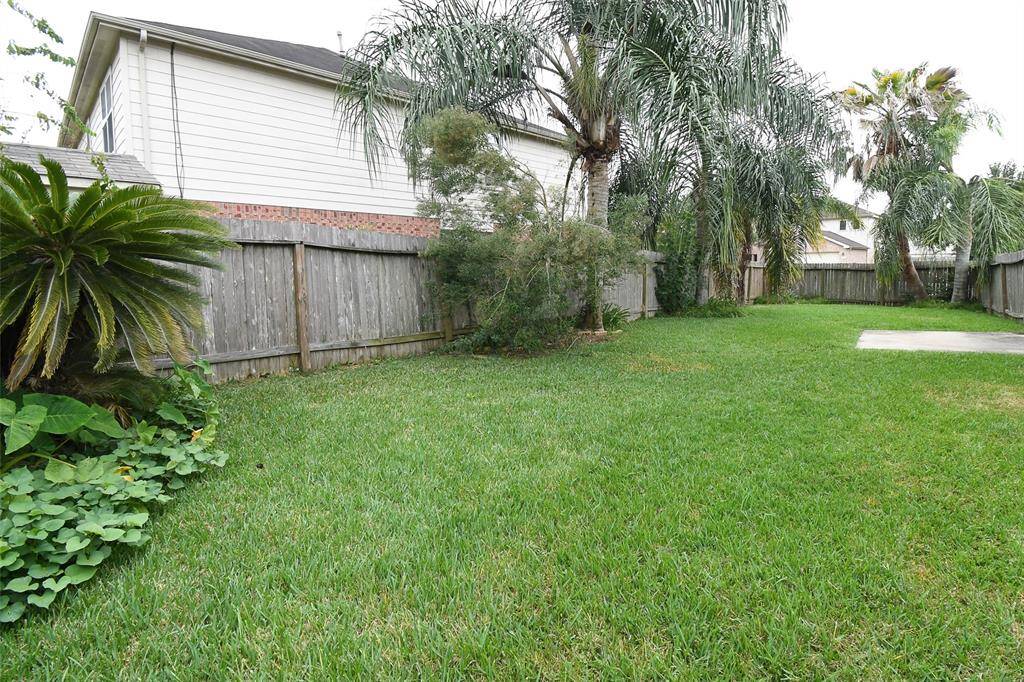 Neighbors' home has no windows overlooking this private back yard.