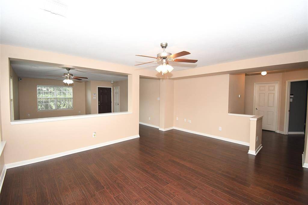 View from Dining Room shows off more of those pretty wood floors!