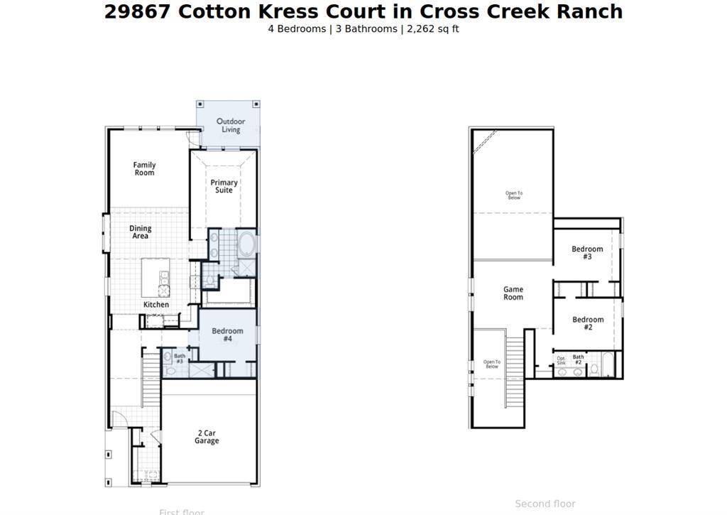 Home features two bedrooms down, perfect for guests!