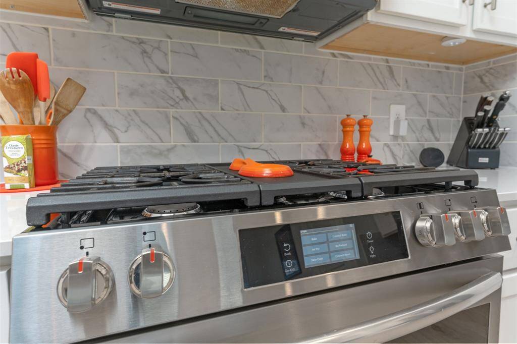 Upgraded Professional Stove featuring additional cooking options