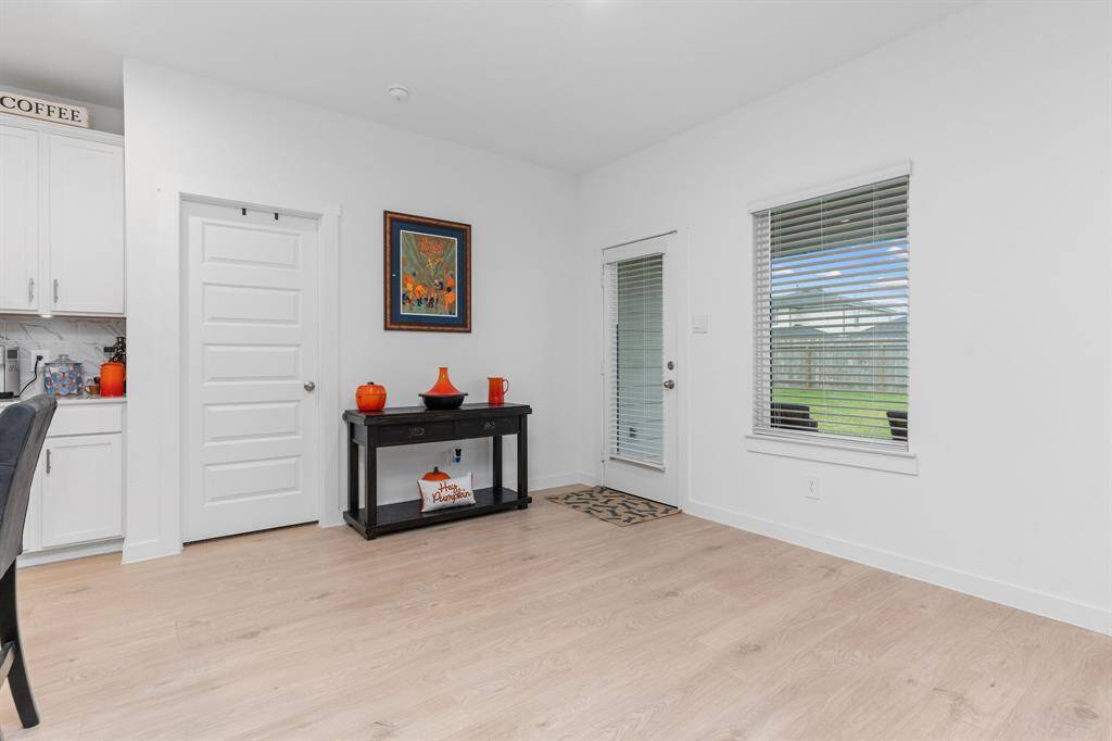 Open concept - living, kitchen and dining room.