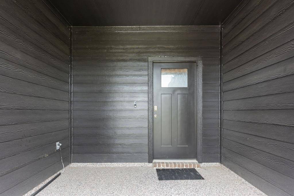 Front entry.