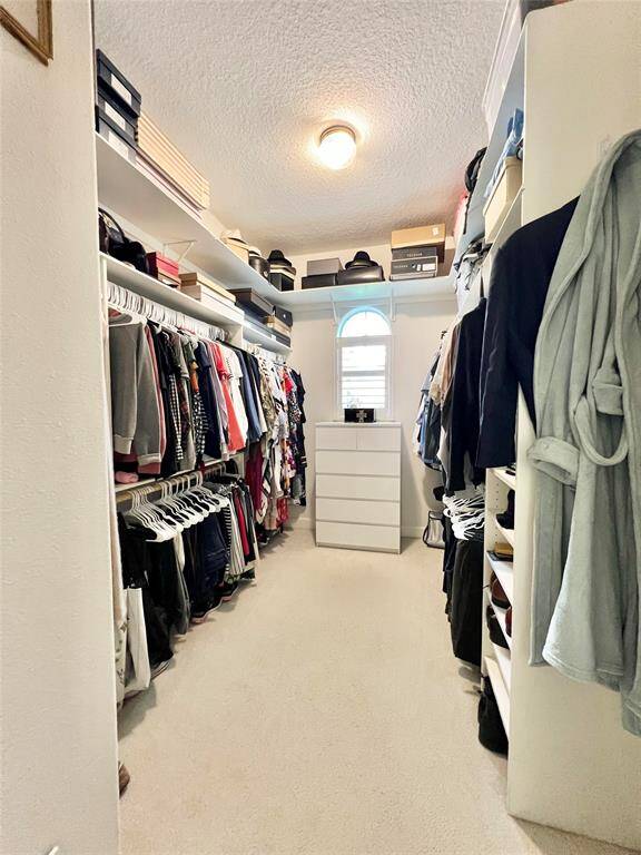 The primary closet.