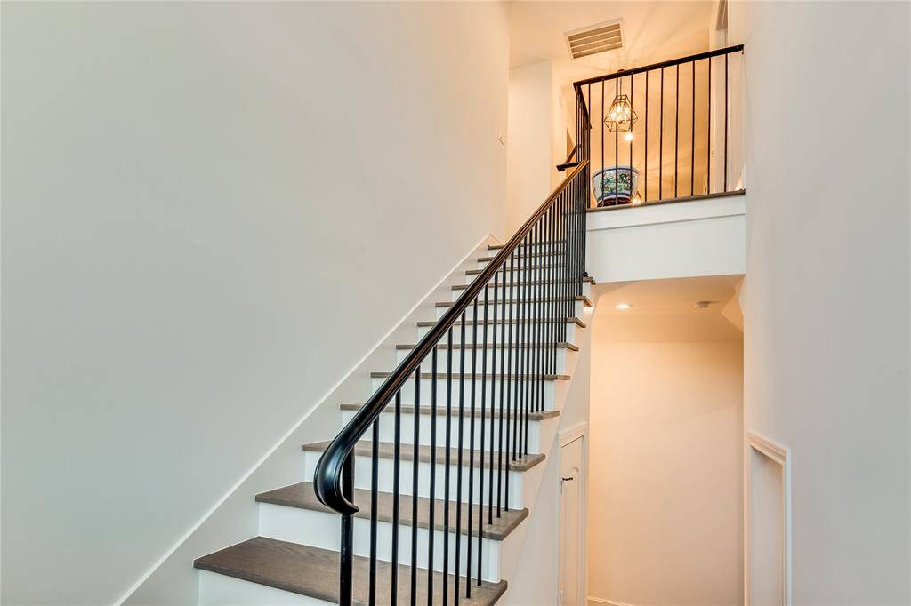view from the stair to second floor