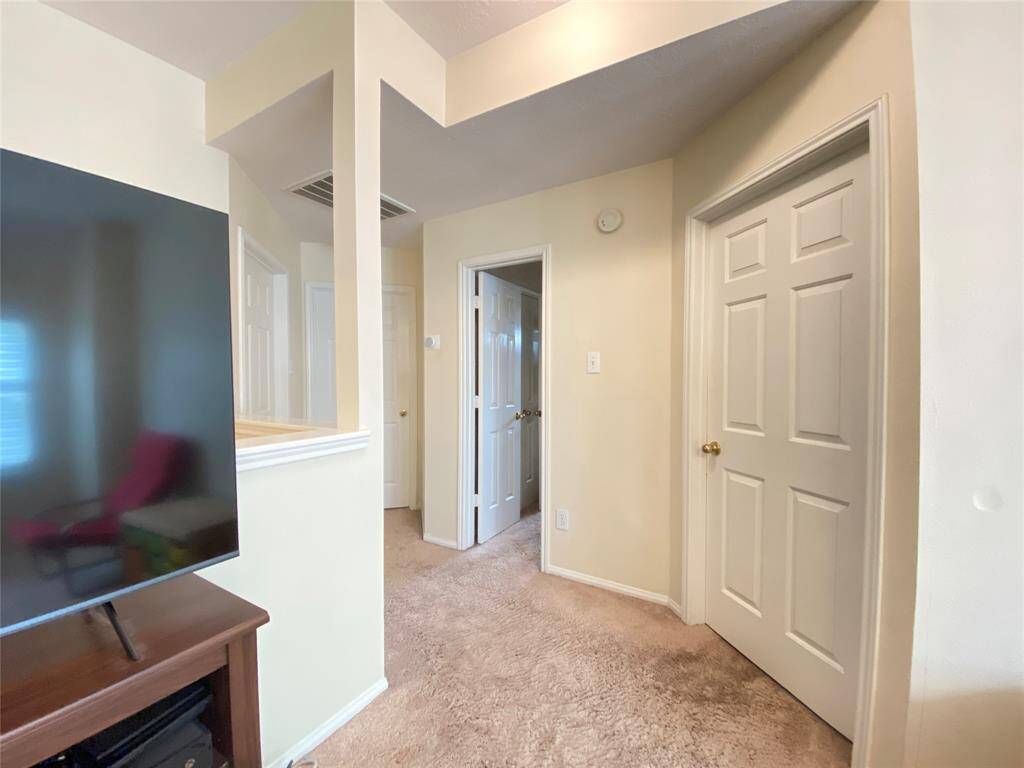 Master bathroom was two sinks and spacious closet.