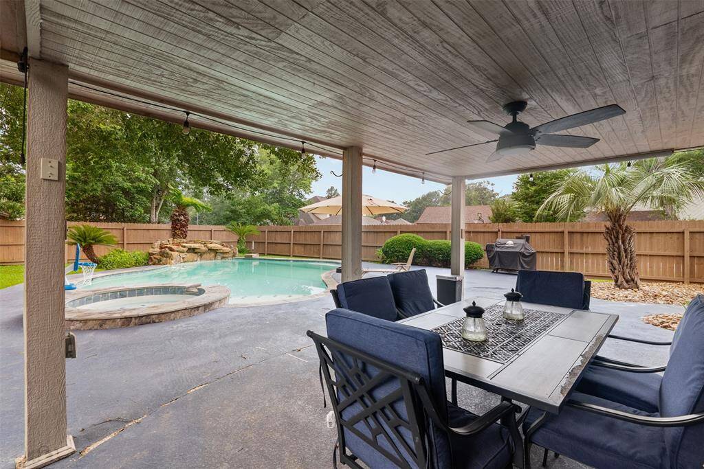 Covered Patio, Pool and spa