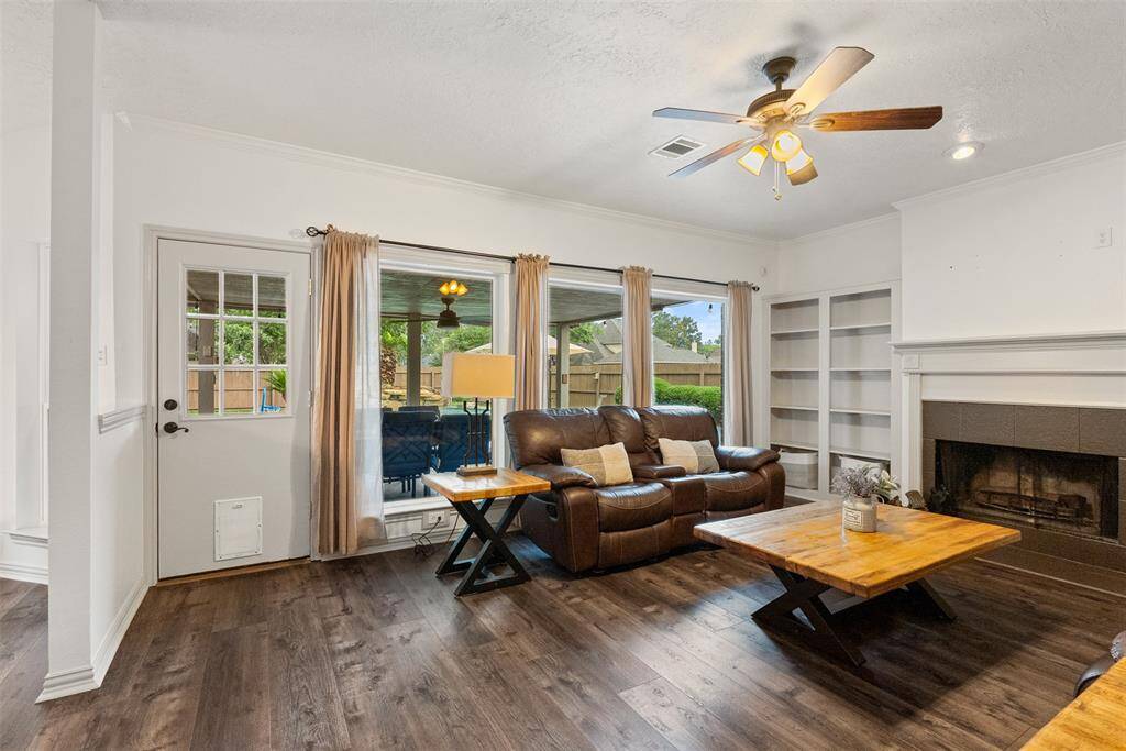 Living room opens from Kitchen