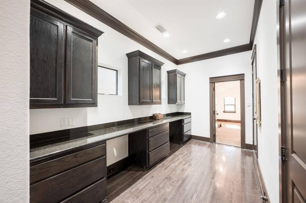 The third floor boasts a dual office space!