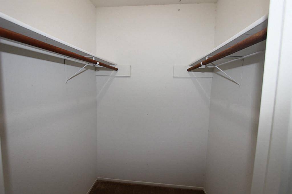 Large walk-in closets