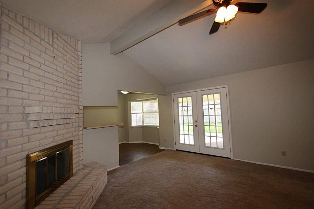 The doors lead out to the new covered patio.