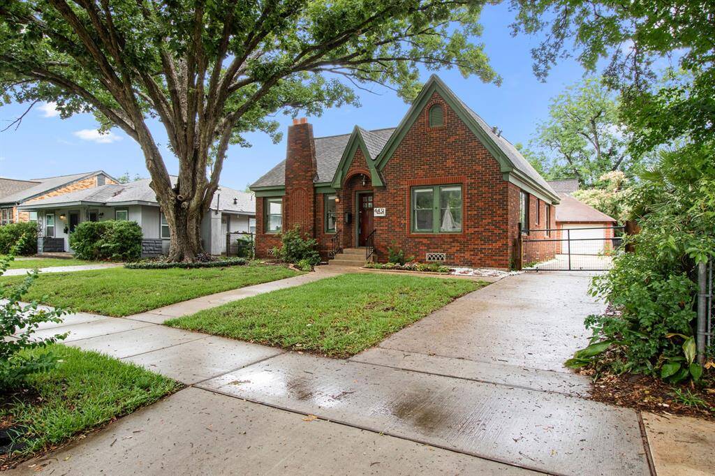 The spacious front yard is where you will meet your neighbors, many of whom have been Eastwood residents for decades. The sense of community in Eastwood is one if its major assets, along with a large collection of homes noted for their historic architectural styles. A manual driveway gate provides a visual boundary for pets and play. The detached garage provides additional parking and storage without impacting curb appeal.