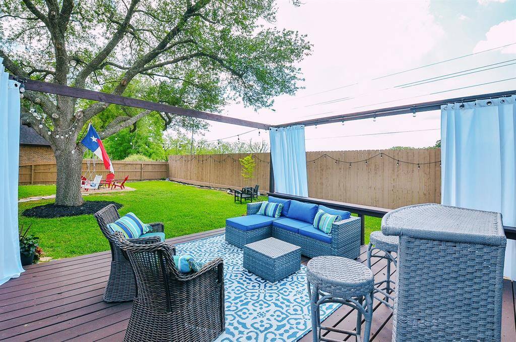 Backyard deck
