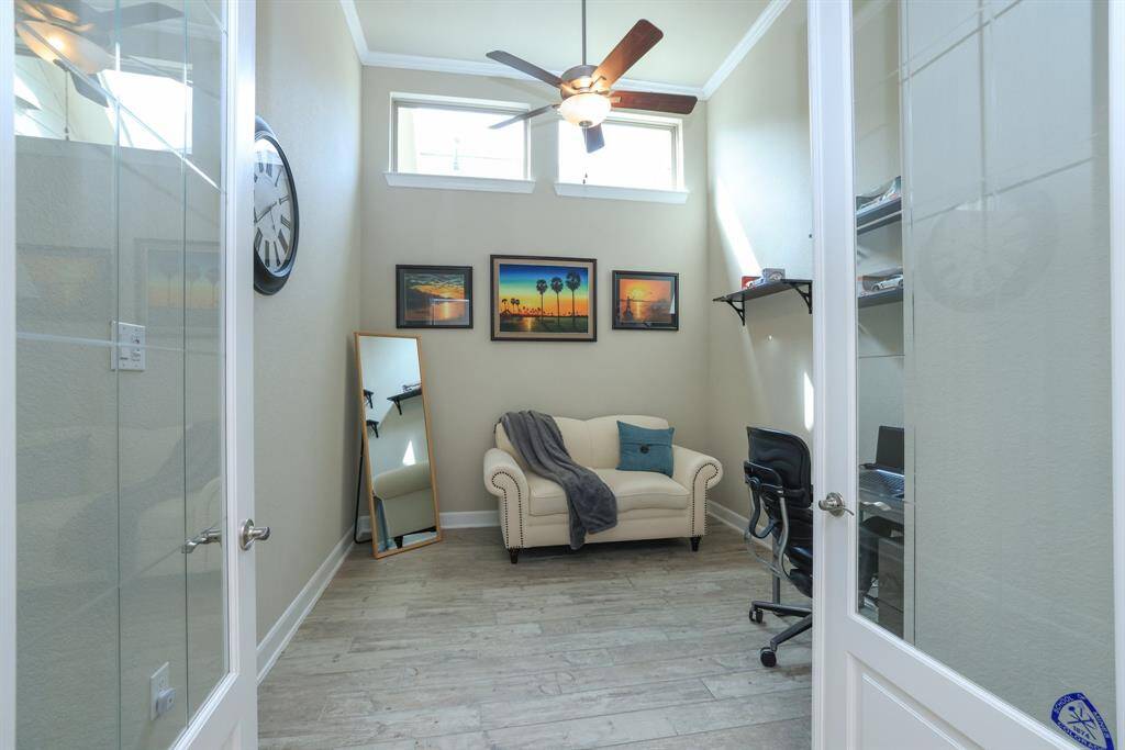 This home features 3 spacious bedrooms, 3 full bathrooms, and a versatile flex space that can easily serve as a home office, second living area, homeschool room, craft room, or formal dining space, offering flexibility to fit your lifestyle needs.